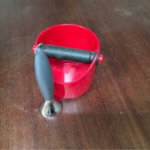 Small knock box and tamper .FREE